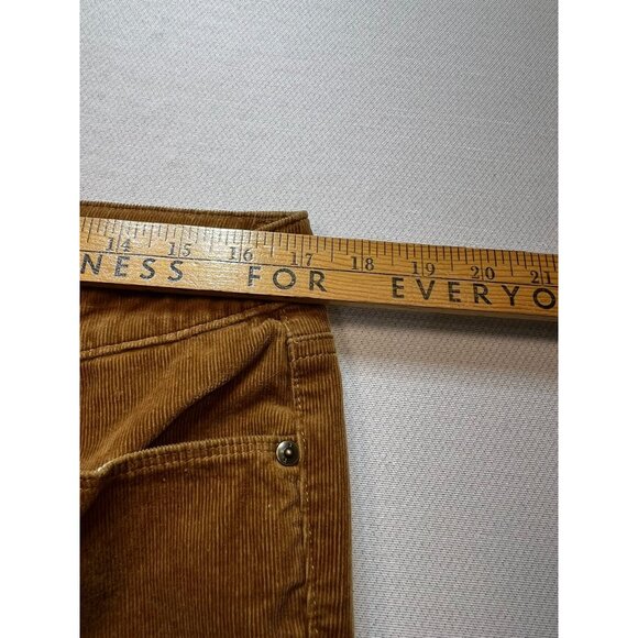 Talbots Women's Corduroy Jegging Pants Slim Leg Stretch Sz 12 Brown Solid Casual - Picture 8 of 11